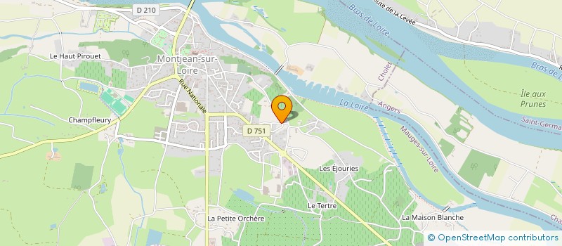 localisation de l'entreprise MONSIEUR JEAN SIBILIO  MAUGES-SUR-LOIRE