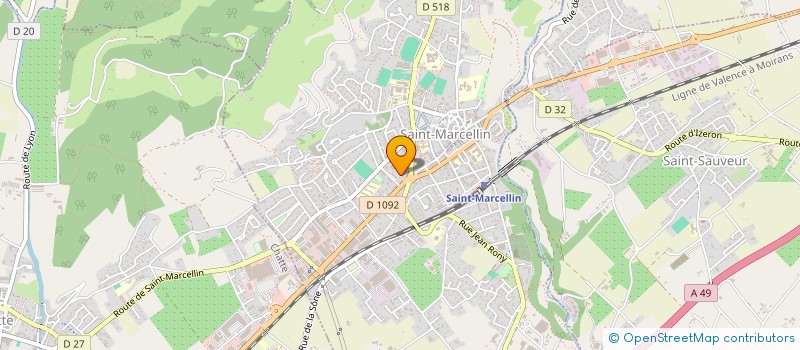 localisation de l'entreprise MONSIEUR JEAN SIBUT  SAINT-MARCELLIN