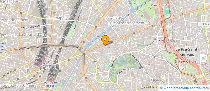 localisation de l'entreprise MONSIEUR JEAN SICARD  PARIS