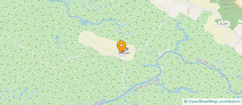 localisation de l'entreprise MONSIEUR JEAN SICAUD  SAINT-JUST-LUZAC