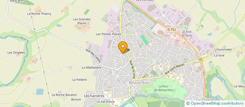 localisation de l'entreprise MONSIEUR JEAN SICHER à MONTREVAULT-SUR-EVRE