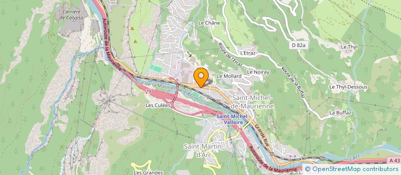 localisation de l'entreprise MONSIEUR JEAN SICOLI  SAINT-MICHEL-DE-MAURIENNE