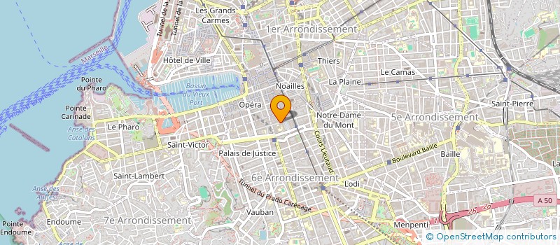 localisation de l'entreprise MONSIEUR JEAN SICSIC à MARSEILLE