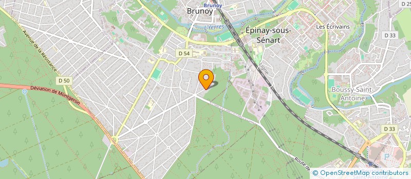 localisation de l'entreprise MONSIEUR JEAN SIEGRIST  BRUNOY