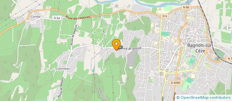 localisation de l'entreprise MONSIEUR JEAN SIGNES à BAGNOLS-SUR-CEZE