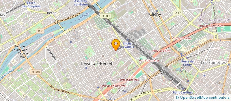 localisation de l'entreprise MONSIEUR JEAN SIGNORINI à LEVALLOIS-PERRET