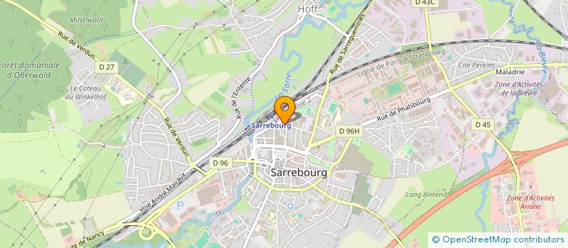 localisation de l'entreprise MONSIEUR JEAN SIGOGNEAU à SARREBOURG