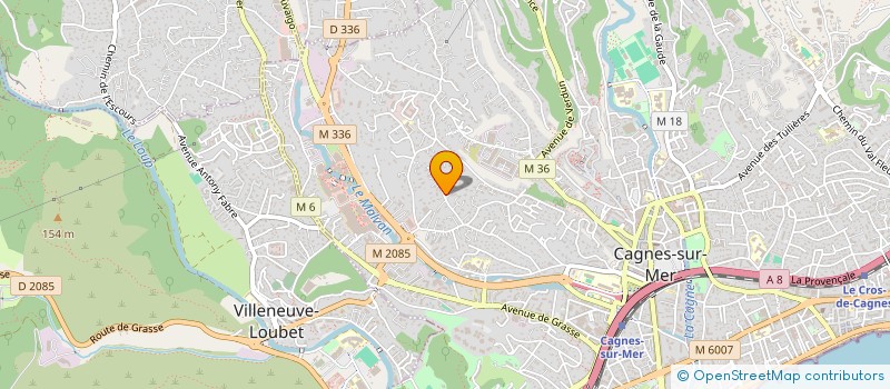 localisation de l'entreprise MONSIEUR JEAN SILLY à CAGNES-SUR-MER