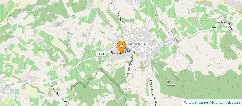 localisation de l'entreprise MONSIEUR JEAN SILVAIN  SAINT-DIDIER