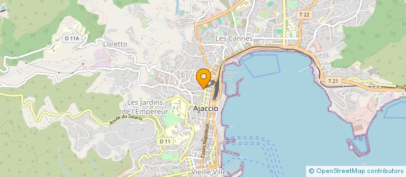 localisation de l'entreprise MONSIEUR JEAN SILVESTRI à AJACCIO
