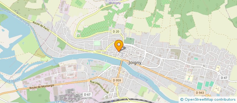 localisation de l'entreprise MONSIEUR JEAN SIMON à JOIGNY