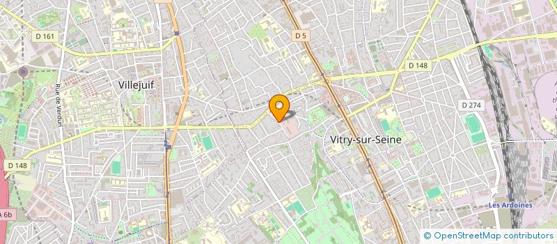 localisation de l'entreprise MONSIEUR JEAN SIMON  VITRY-SUR-SEINE