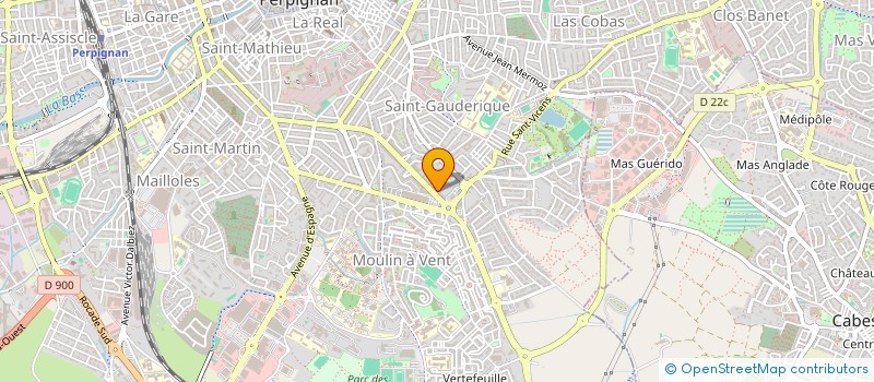 localisation de l'entreprise MONSIEUR JEAN SIMON  PERPIGNAN