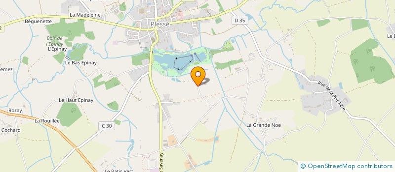 localisation de l'entreprise MONSIEUR JEAN SIMON  PLESSE