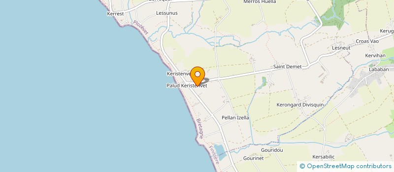 localisation de l'entreprise MONSIEUR JEAN SIMON  PLOZEVET