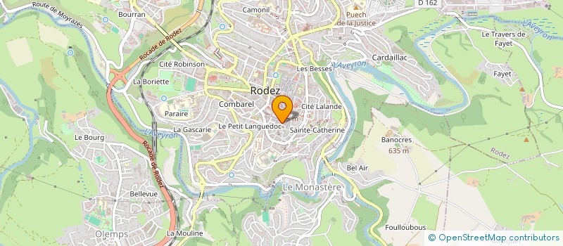 localisation de l'entreprise MONSIEUR JEAN-SIMON DRESSAYRE  RODEZ