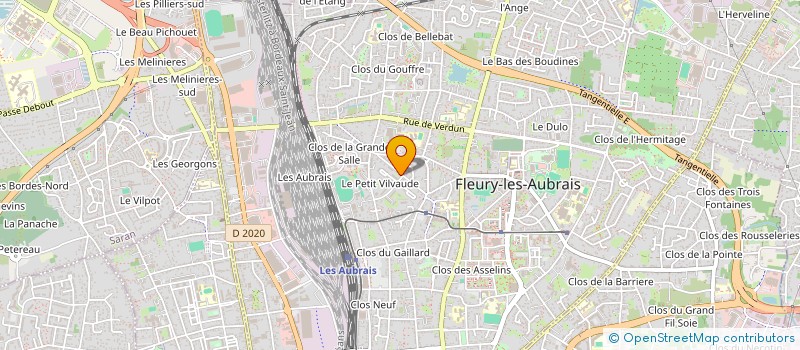 localisation de l'entreprise MONSIEUR JEAN-SIMON DUPRE  FLEURY-LES-AUBRAIS