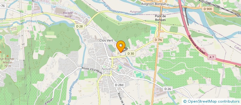 localisation de l'entreprise MONSIEUR JEAN SIMONELLI  NOVES