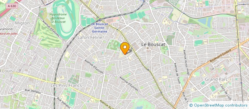 localisation de l'entreprise MONSIEUR JEAN SIMONI  LE BOUSCAT