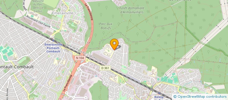 localisation de l'entreprise MONSIEUR JEAN SIMONIS  ROISSY-EN-BRIE