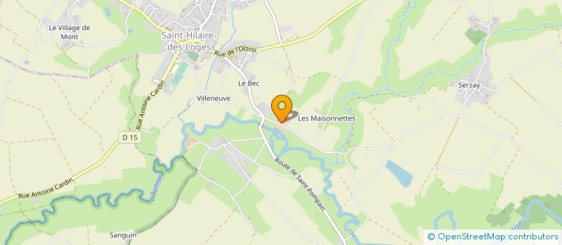 localisation de l'entreprise MONSIEUR JEAN SIMONNEAU  SAINT-HILAIRE-DES-LOGES