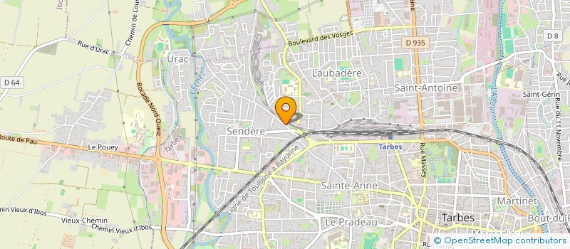 localisation de l'entreprise MONSIEUR JEAN SINEDIA  TARBES