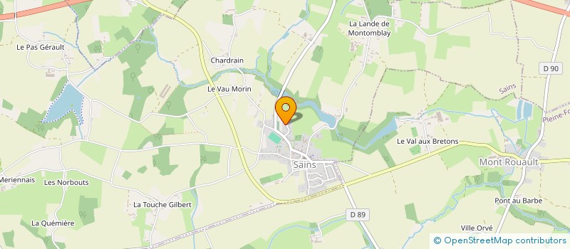 localisation de l'entreprise MONSIEUR JEAN SINGEOT  SAINS