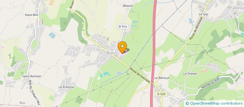 localisation de l'entreprise MONSIEUR JEAN SINTES  BIOL