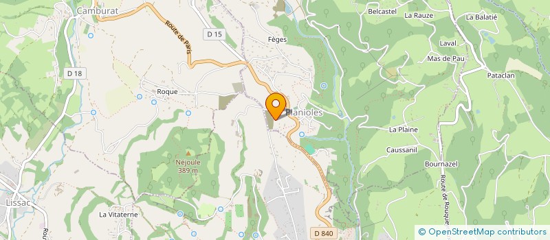 localisation de l'entreprise MONSIEUR JEAN SIORAT  BEDUER