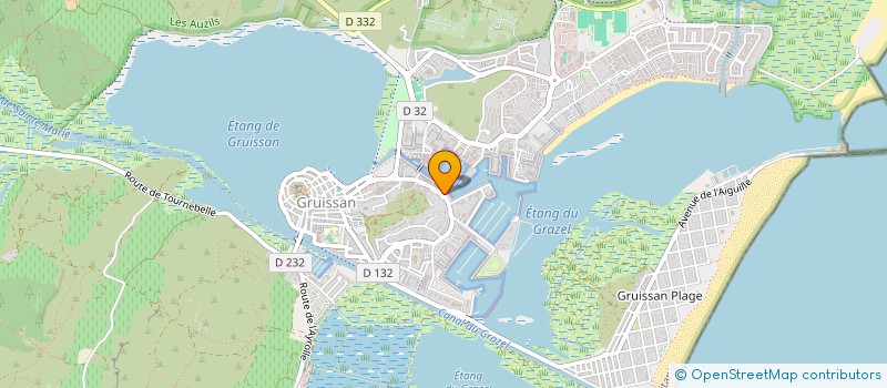 localisation de l'entreprise MONSIEUR JEAN SIRVEN  GRUISSAN