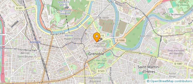 localisation de l'entreprise MONSIEUR JEAN SIVAN  GRENOBLE