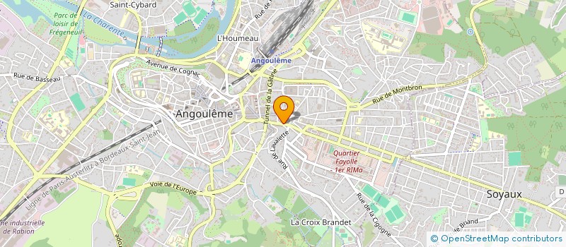 localisation de l'entreprise MONSIEUR JEAN SIWE-NANA à ANGOULEME