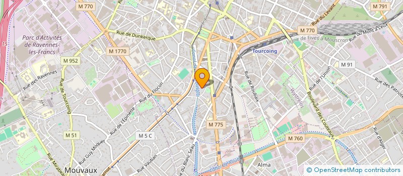 localisation de l'entreprise MONSIEUR JEAN SIX à TOURCOING