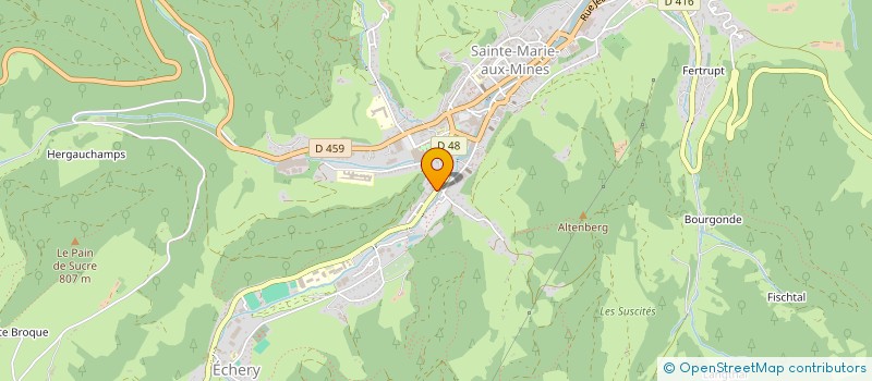 localisation de l'entreprise MONSIEUR JEAN SKOCIBUSIC  SAINTE-MARIE-AUX-MINES