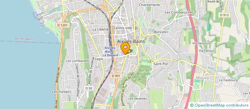 localisation de l'entreprise MONSIEUR JEAN SMANIOTTO à AIX-LES-BAINS