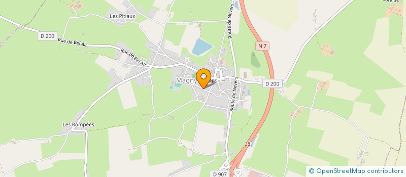 localisation de l'entreprise MONSIEUR JEAN SMEKTALA  MAGNY-COURS