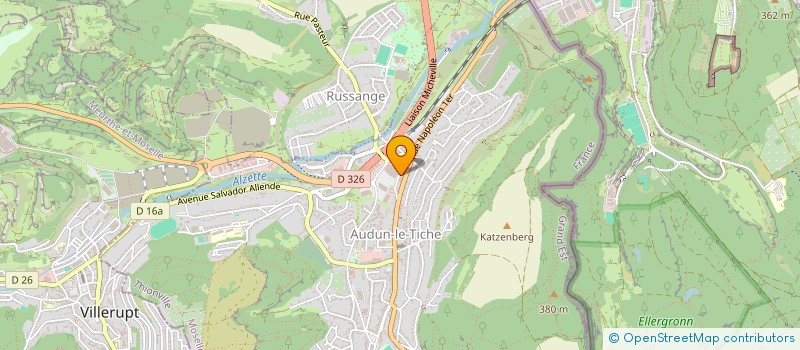 localisation de l'entreprise MONSIEUR JEAN SOCALA  AUDUN-LE-TICHE