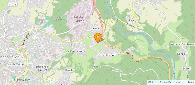 localisation de l'entreprise MONSIEUR JEAN SOCQUET-JUGLARD à ANNECY