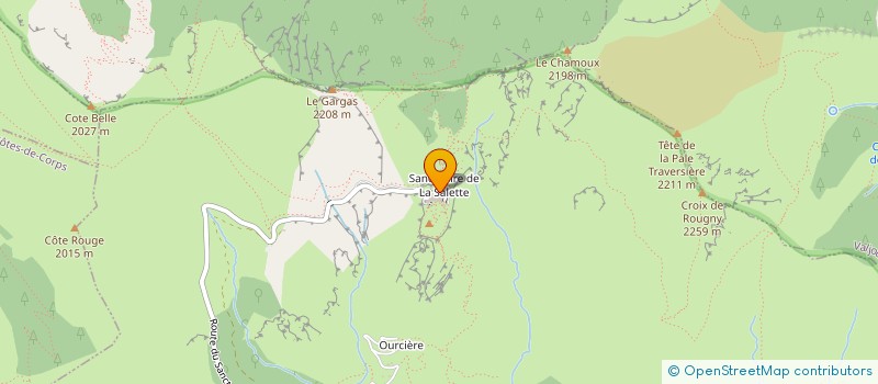 localisation de l'entreprise MONSIEUR JEAN SOCQUET-JUGLARD  LA SALETTE-FALLAVAUX