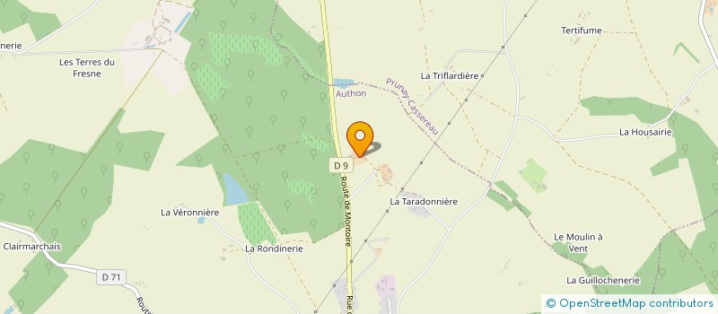 localisation de l'entreprise MONSIEUR JEAN SOETAERT  AUTHON