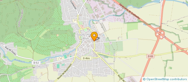 localisation de l'entreprise MONSIEUR JEAN SOHET  SOULTZ-HAUT-RHIN