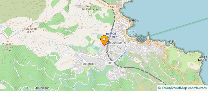 localisation de l'entreprise MONSIEUR JEAN SOLE  BANYULS-SUR-MER