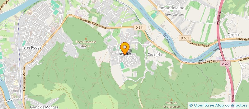 localisation de l'entreprise MONSIEUR JEAN SOLIGNAC  CAHORS