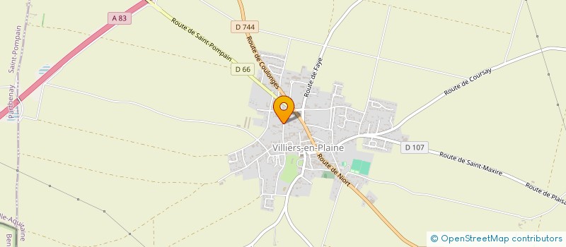 localisation de l'entreprise MONSIEUR JEAN SONNARD  VILLIERS-EN-PLAINE