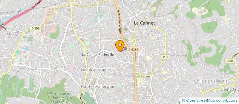 localisation de l'entreprise MONSIEUR JEAN SORDELLO à LE CANNET