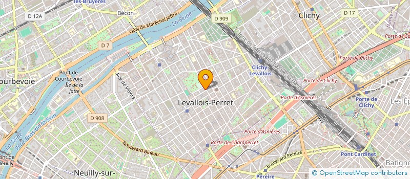 localisation de l'entreprise MONSIEUR JEAN SORGE à LEVALLOIS PERRET