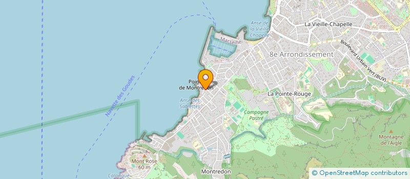localisation de l'entreprise MONSIEUR JEAN SOTTY à MARSEILLE 8