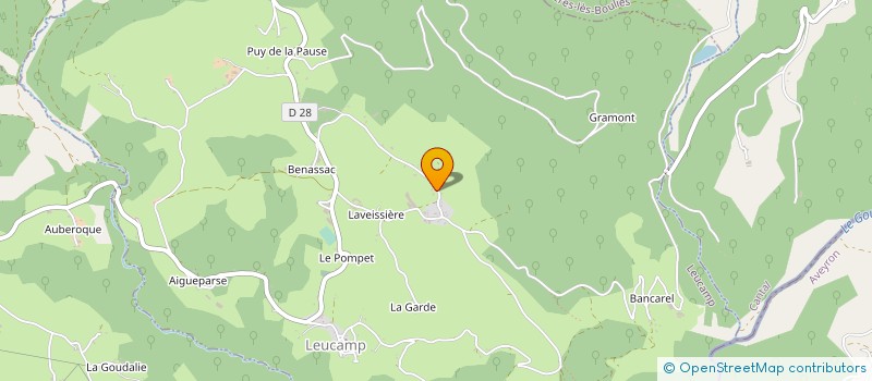 localisation de l'entreprise MONSIEUR JEAN SOUBRIER à LEUCAMP