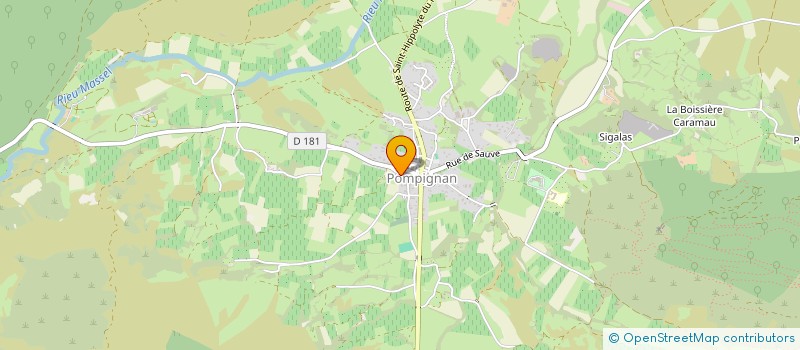 localisation de l'entreprise MONSIEUR JEAN SOUCHE  POMPIGNAN