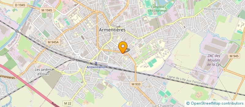 localisation de l'entreprise MONSIEUR JEAN SOUCHET à ARMENTIERES